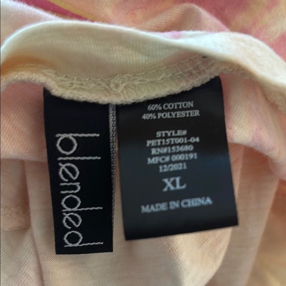 Pink and Orange Dog Tie-Dye Shirt Clothing & Accessories - Picture 3 of 3